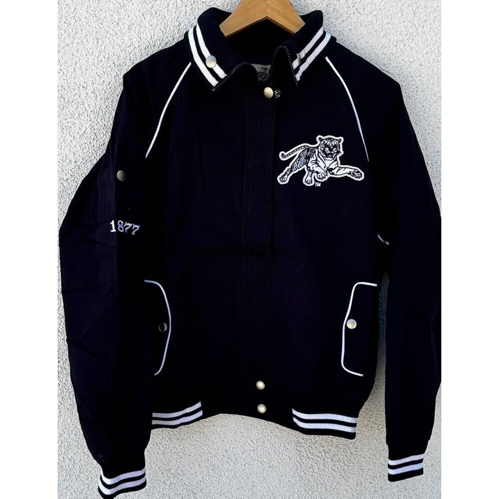 Bigboy Headgear Jackson State U Tigers Blue Jacket NWT L Embroidered MSRP $145